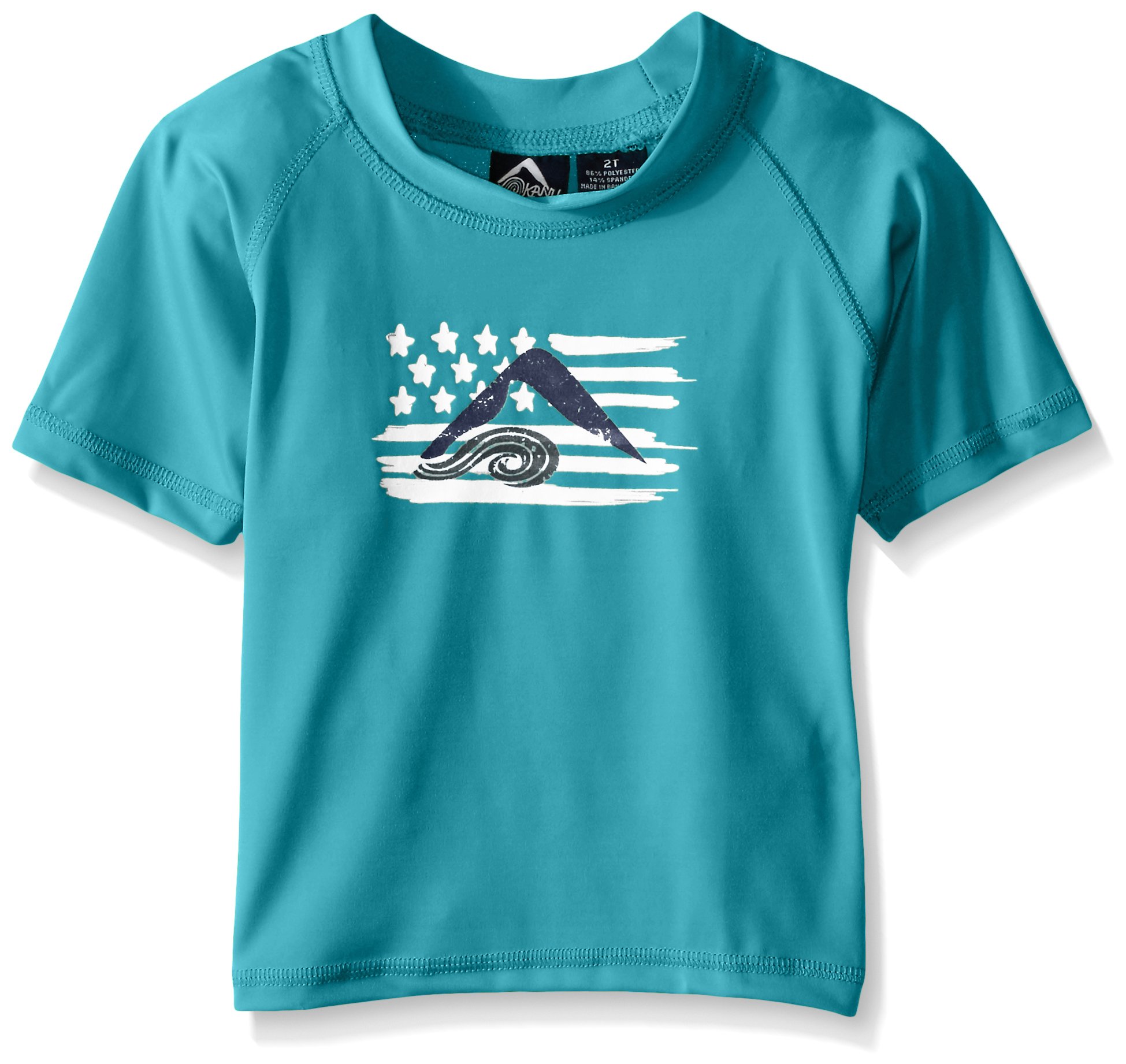 Kanu Surf Boys Voyage UPF 50+ Sun Protective Rashguard Swim Shirt