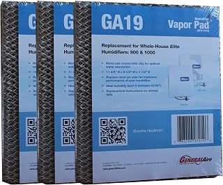 GeneralAire Humidifier Part # GA19 for Models 900 and 1000 Humidifiers Case of 3