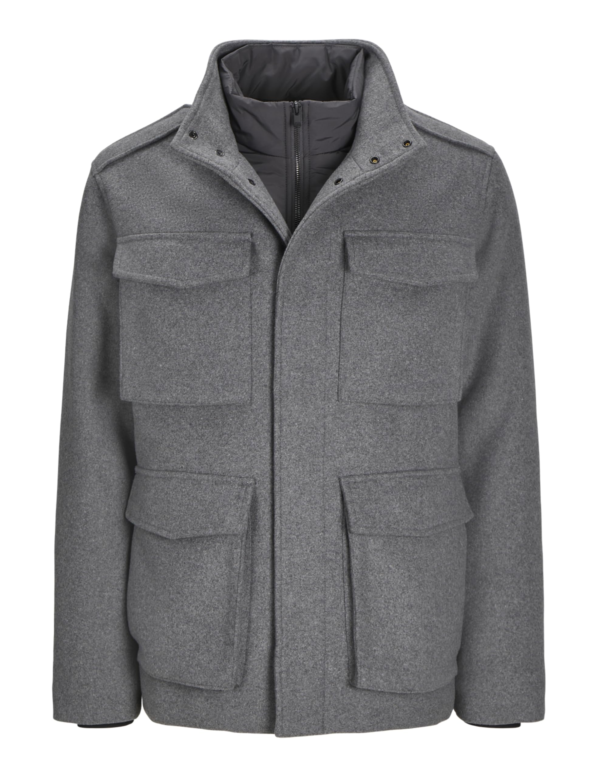 JACK & JONES Mens And J Alex Jacket Grey Melange L