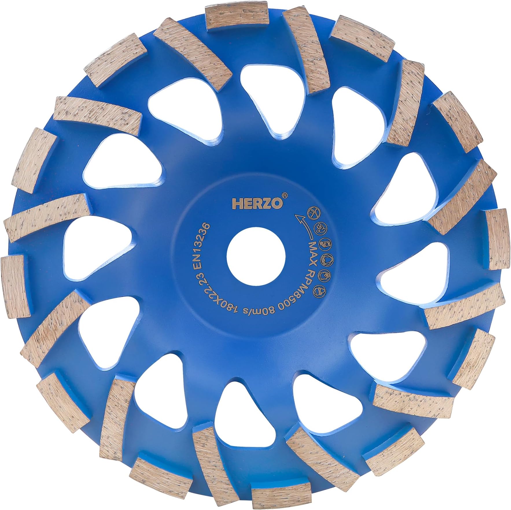 DISCO DE DIAMANTE DE PORCELANA ULTRAFINO DEWALT TURBO DE 180 MM X 22,23