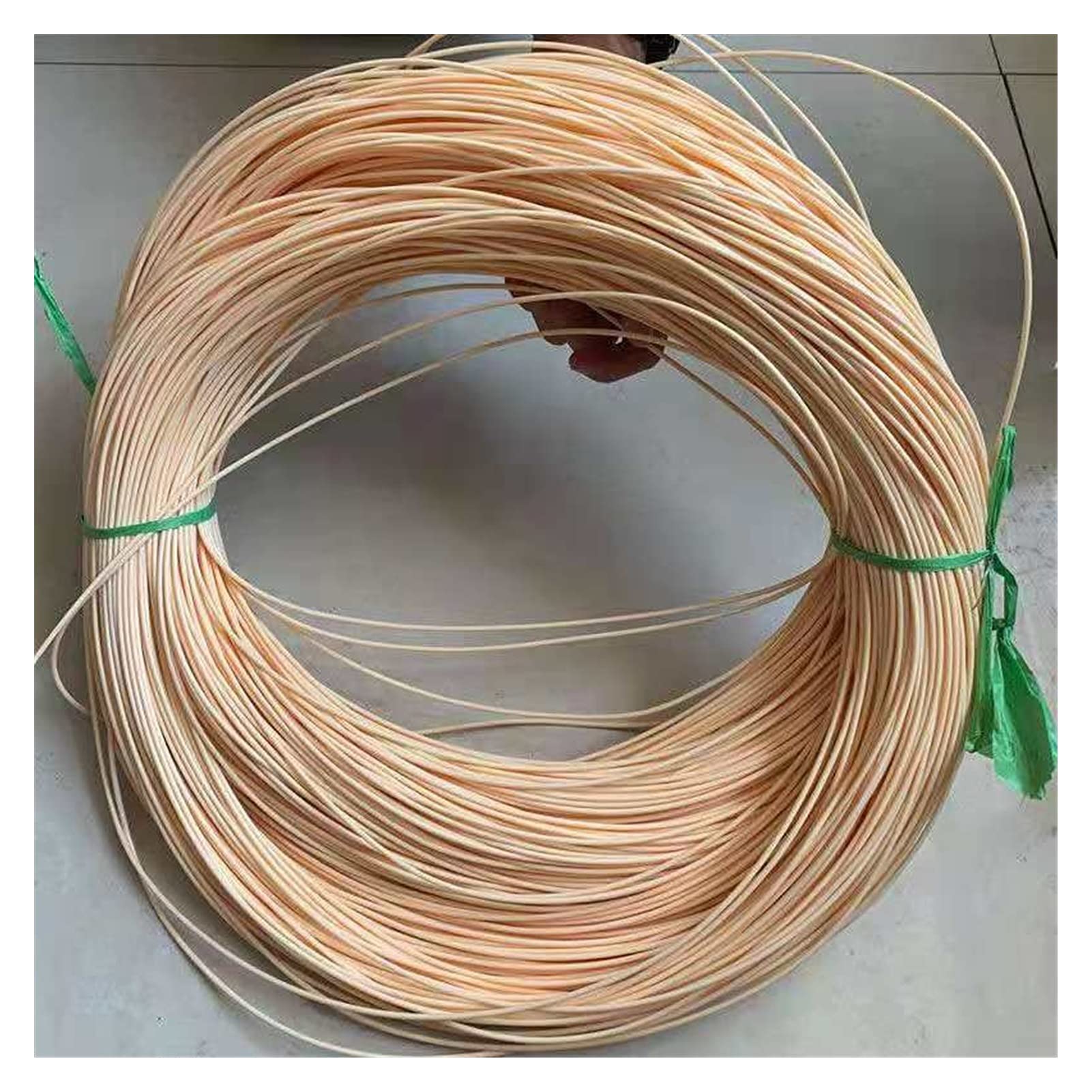 NURUGURE Plastic Rattan Wicker, PE Rattan Wicker Repair Material Weaving Strip for DIY Chair Basket