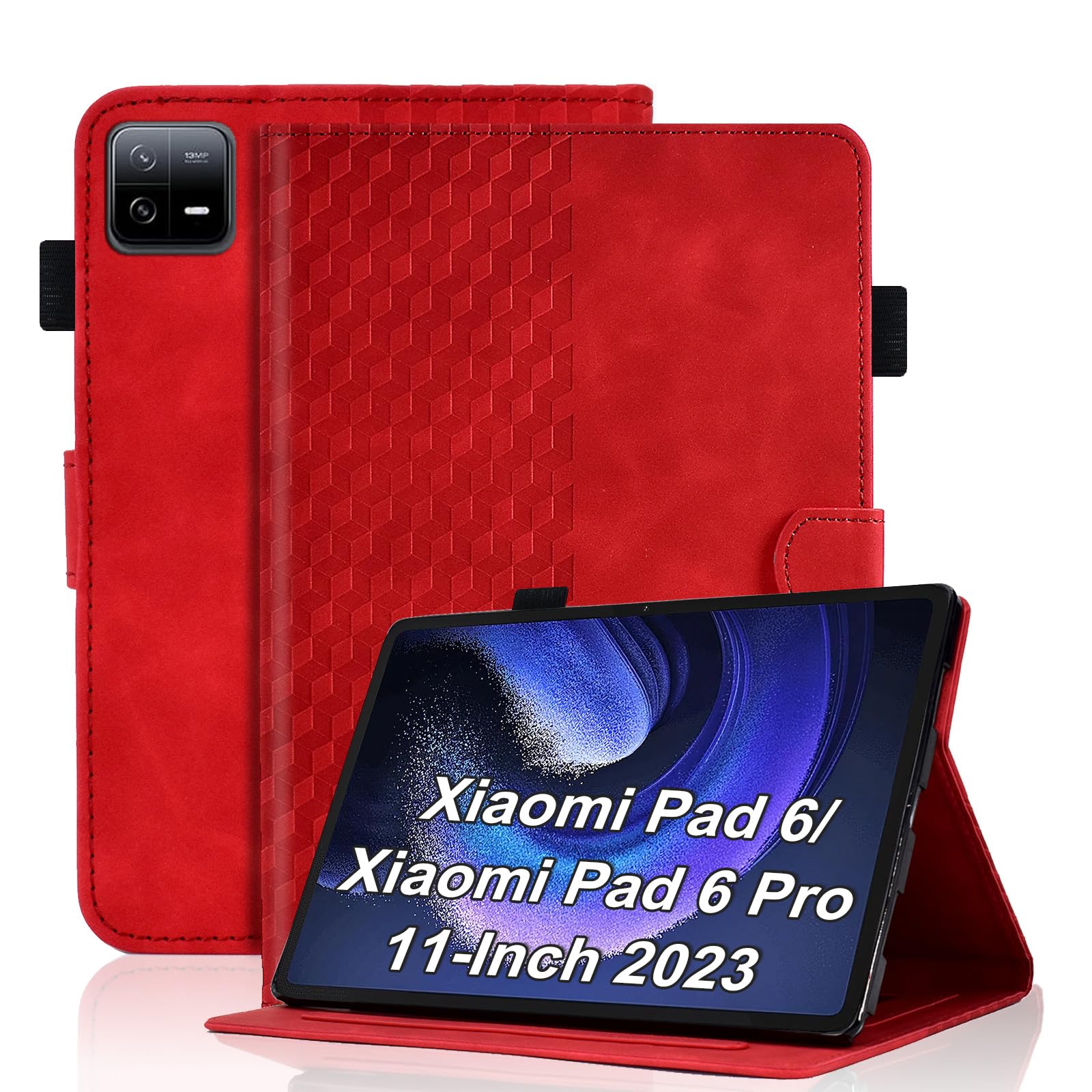 Case for Honor Pad X8a 11 Inch Tablet 2024 Protective Case Premium Leather Folio Smart Case with Auto Sleep/Wake Pen Holder Card Slot for Honor Pad X8a- Dark Green — view 182