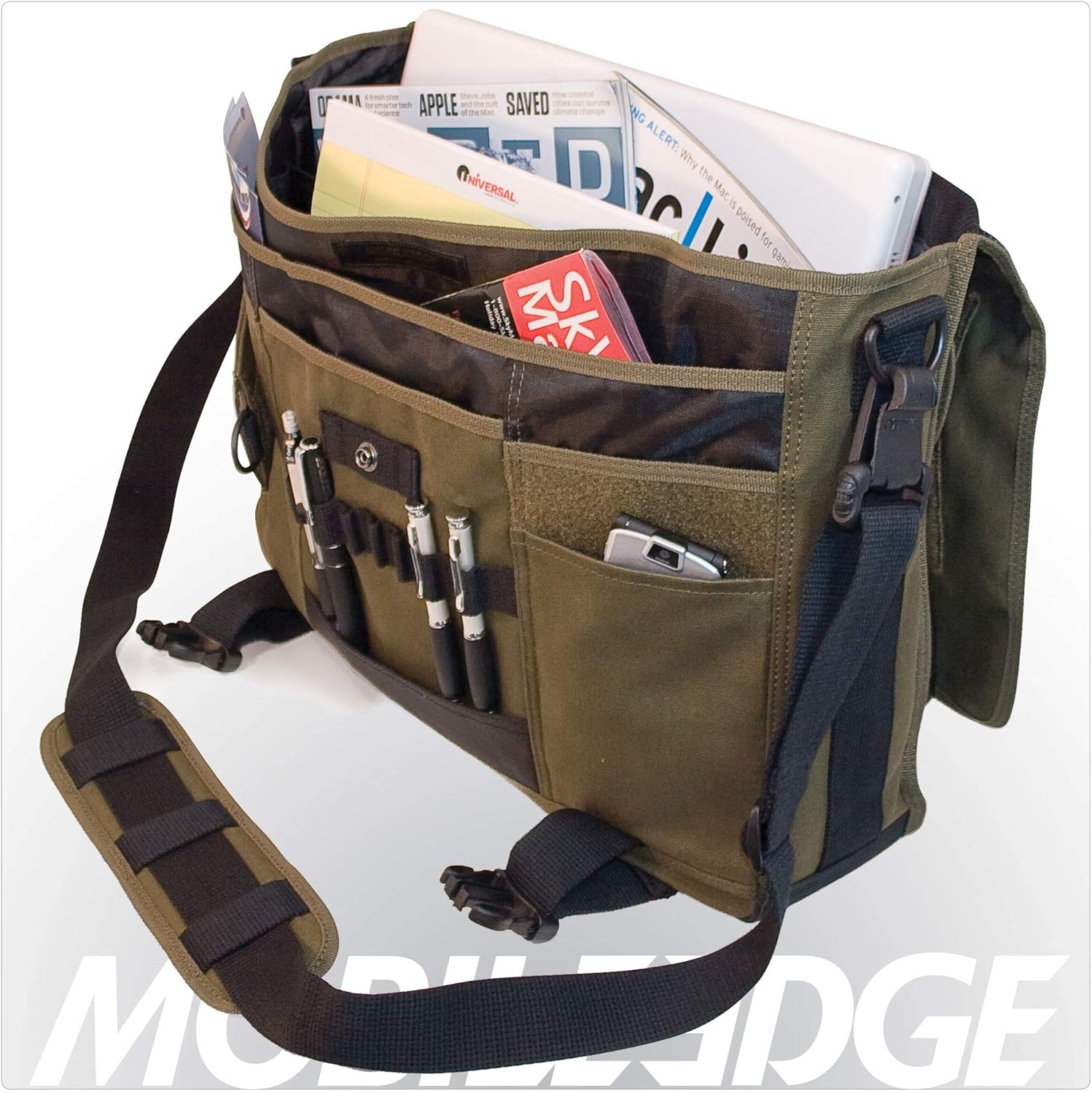 Exclusive Special Mobile Edge Laptop Eco Messenger Eco-Friendly, 17.3 Inch Cotton Canvas, Olive Green for Men, Women, Business, Student MECME9 Super Cheap 🛒 Mobile Edge Laptop Eco Messenger Eco-Friendly, 17.3 Inch Cotton Canvas, Olive Green for Men, Women, Business, Student MECME9