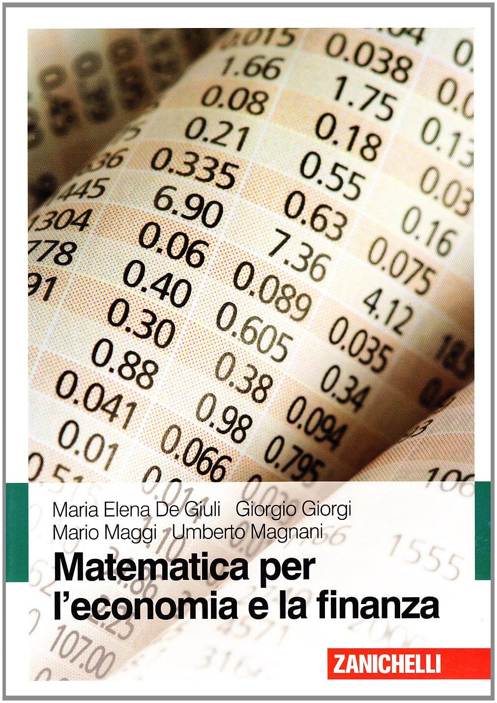 Matematica per l'economia e la finanza