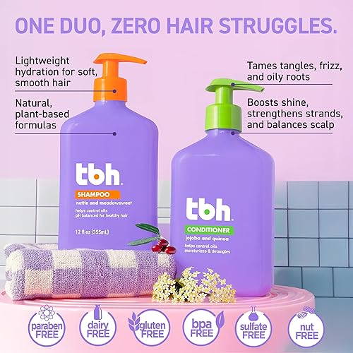 Miniatura 10 de TBH Kids Champú acondicionador y gel corporal  Champú y acondicionador para cabello graso gel de baño exfoliante suave  Sin sulfato parabenos 12