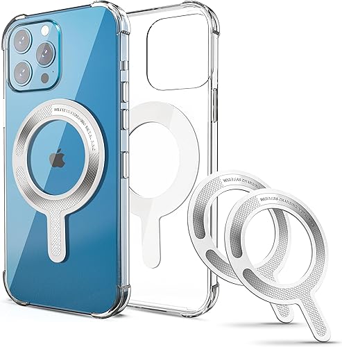 Anillo adaptador magnético para Magsafe, convertidor de funda adhesiva fuerte para iPhone 15141312 Android, kit de conversión de bucle de metal para