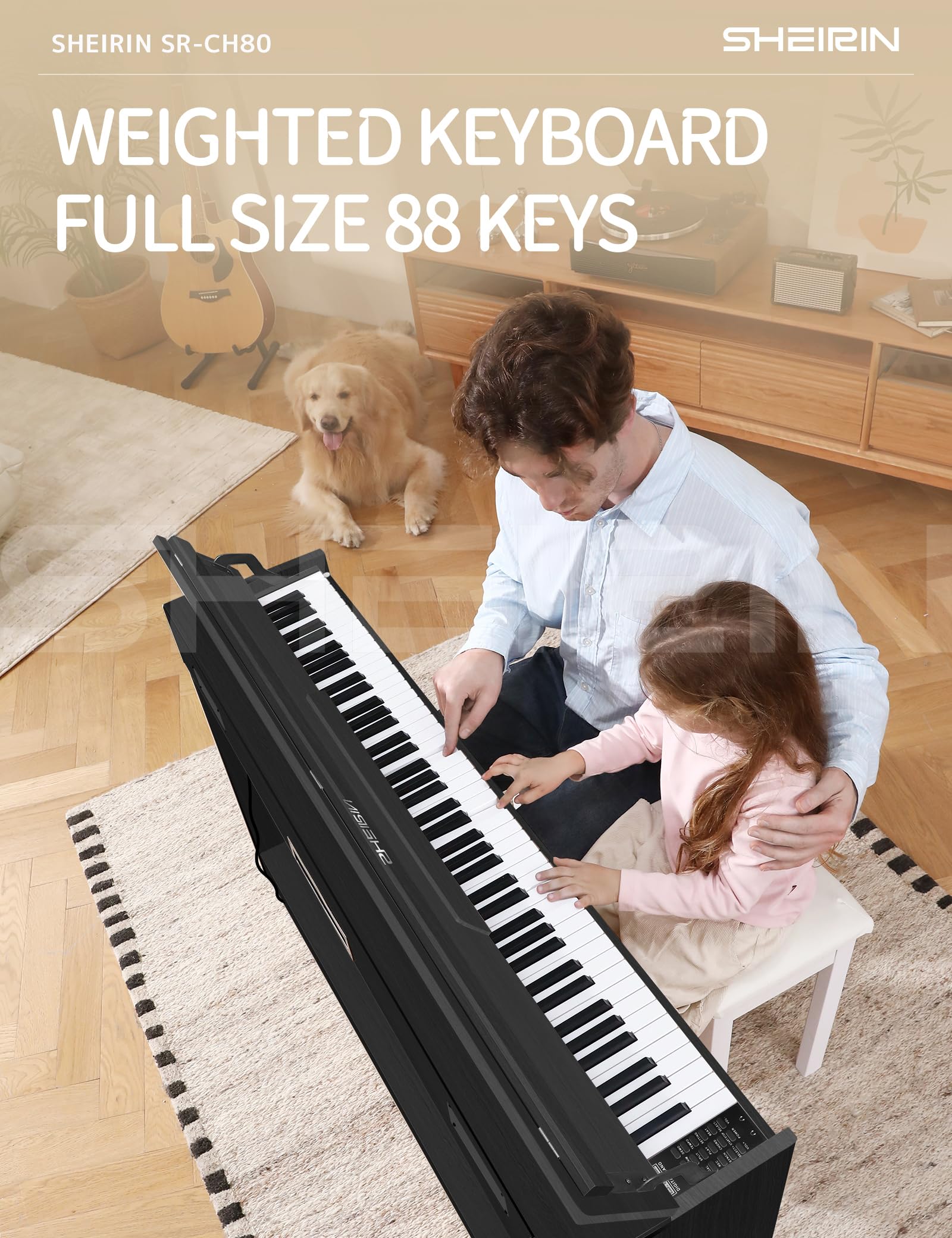 Amazon.com: SHEIRIN Digital Piano 88 Key Weighted Stand Cover