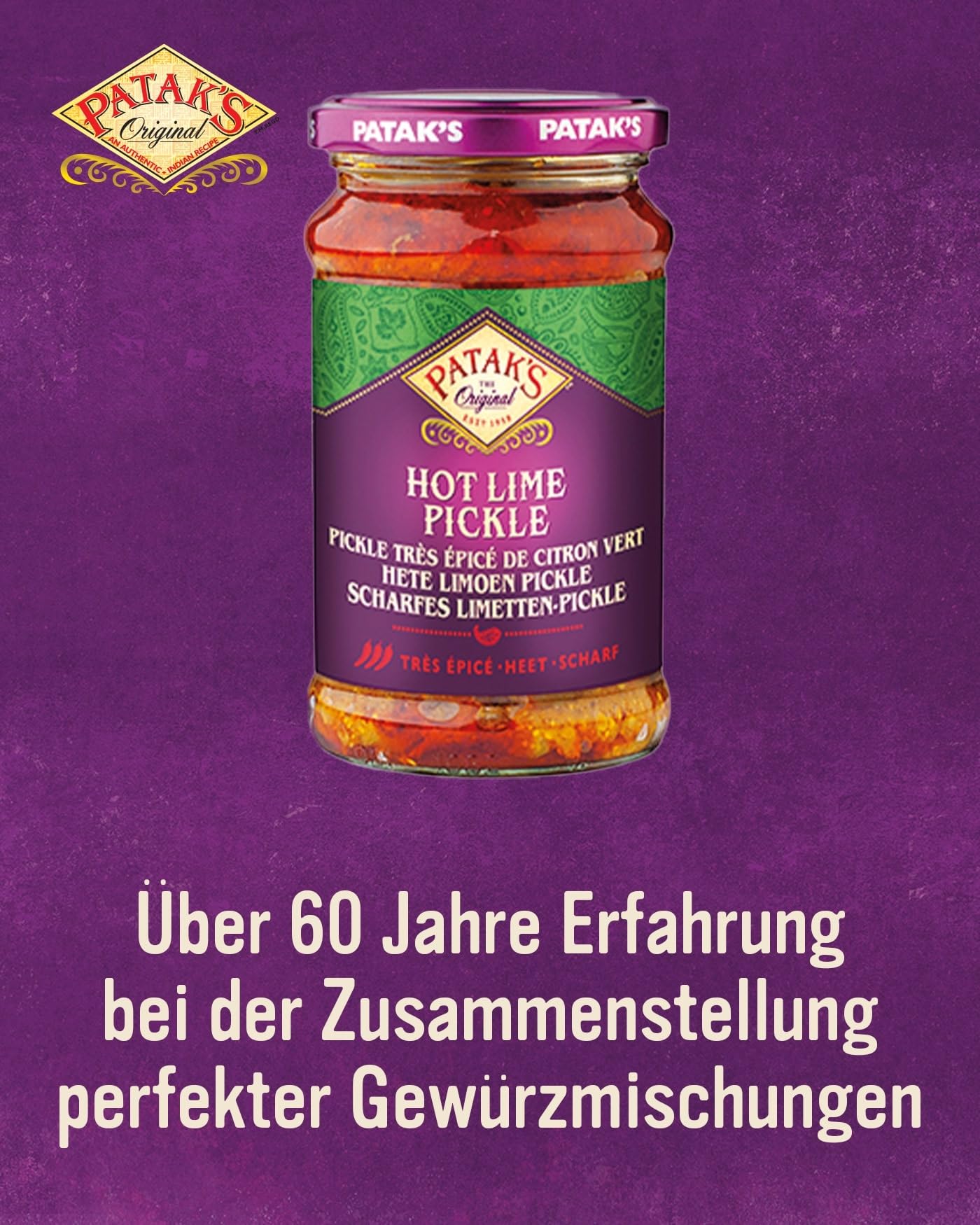 Patak's Lime Pickle, scharf, 6er Pack (6 x 283 g)