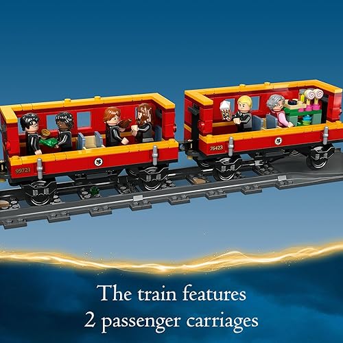 Miniatura 3 de LEGO Harry Potter Hogwarts Express & Hogsmeade Station Juguete de construcción  Juego de simulación y decoración de exhibición para niños y niñas, a
