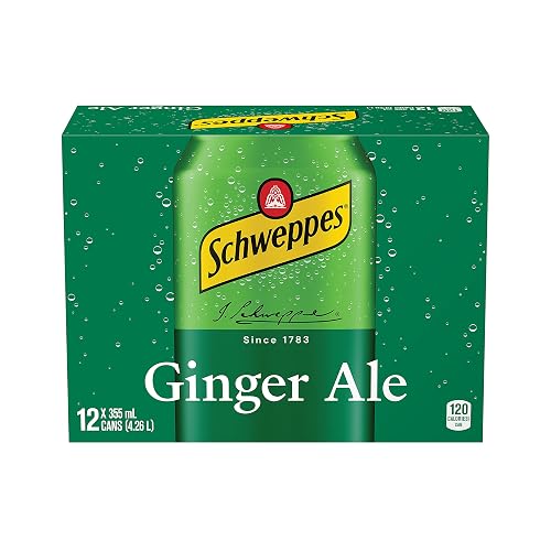 Schweppes Ginger Ale, 355 mL Cans, 12 Pack - Ginger Ale
