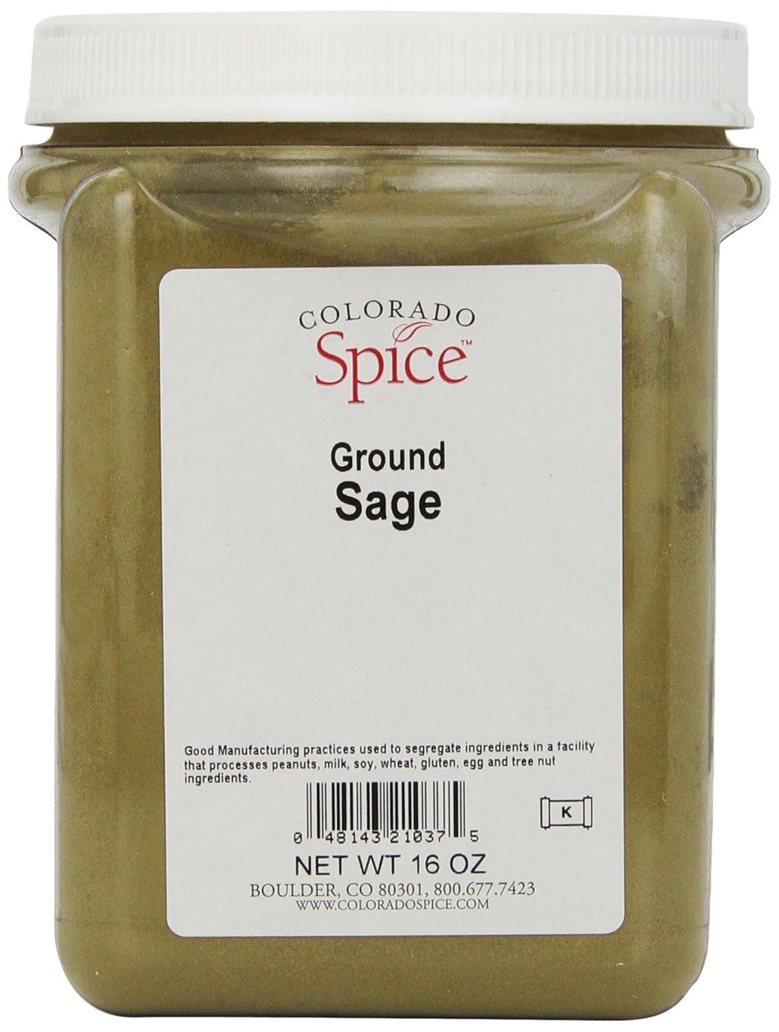 Colorado Spice Sage, Ground, 16-Ounce Jars (Pack of 2)
