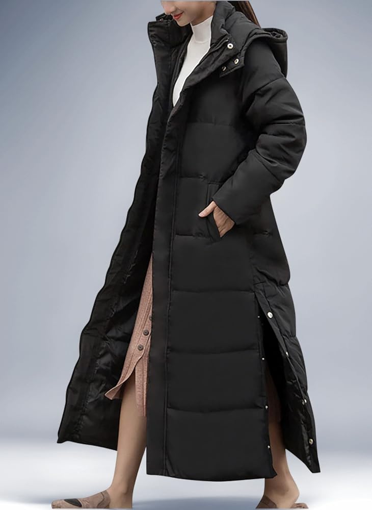 Veste Longue Duvet Gap Femme Taille S – Noire, Rembourrée, Super Chaude