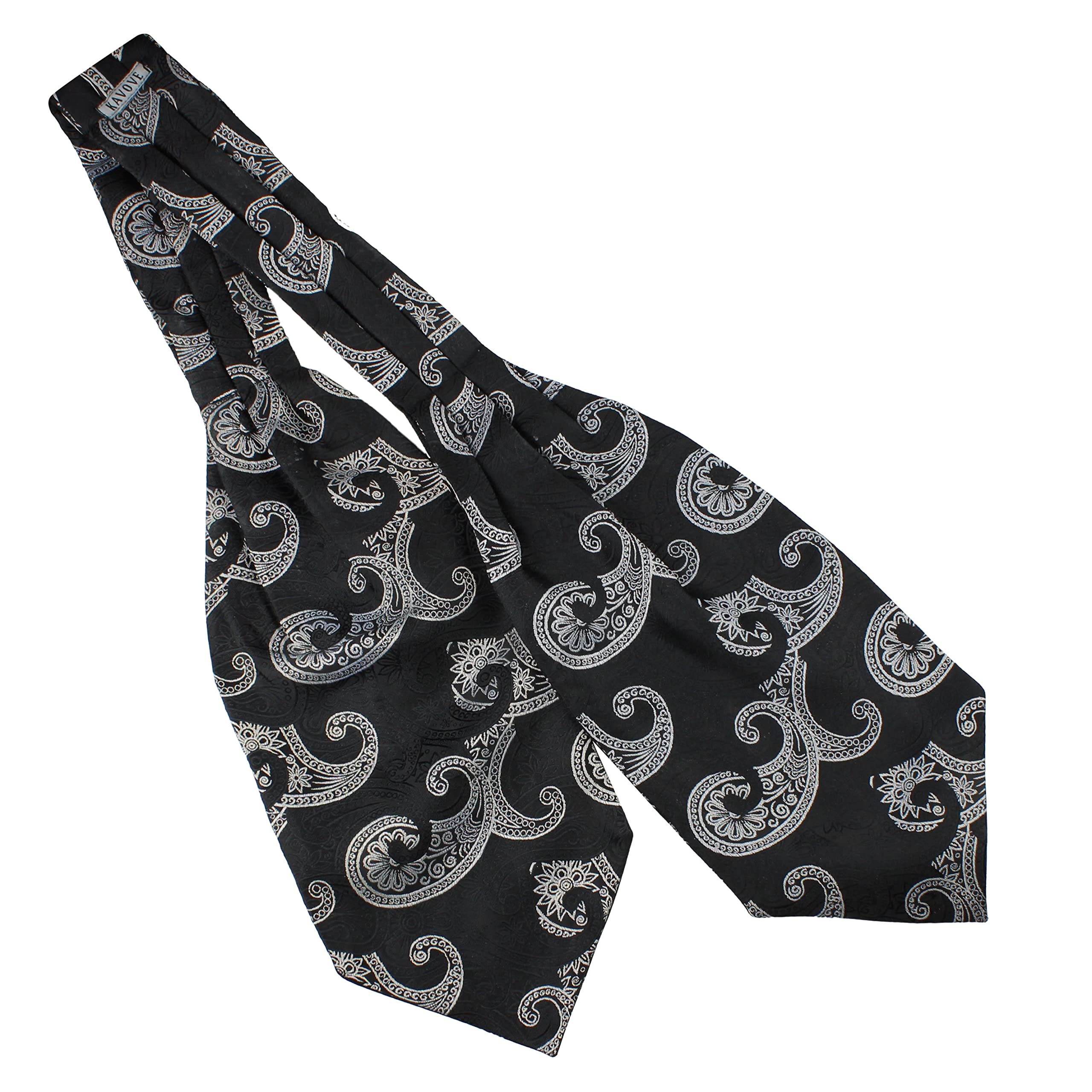 Kavove The Paisley Fever Black Cravat
