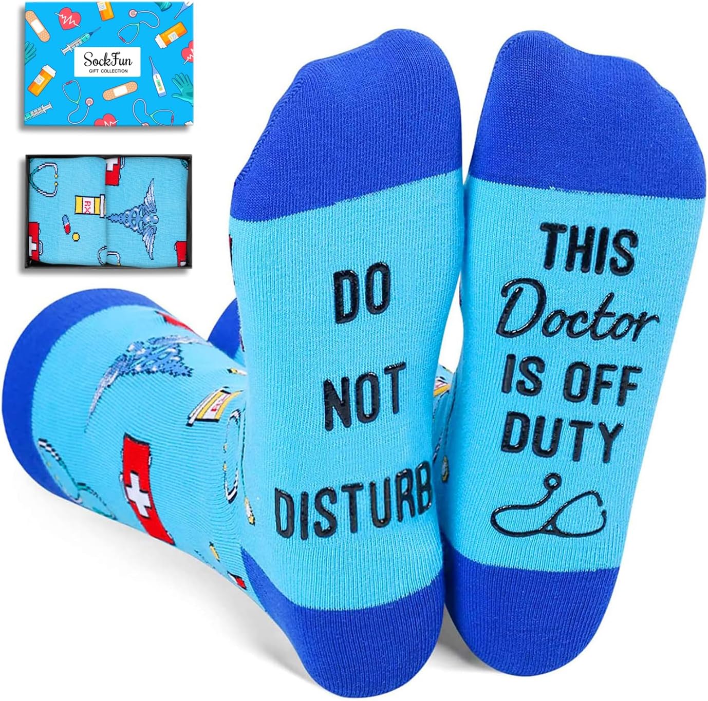 Gifts for Nurse Doctor EMT - Funny Nurse Doctor Paramedic Vet Tech Cancer Gift Socks