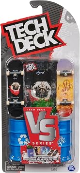 Tech Deck, Plan B Skateboards Versus Series, Collectible Fingerboard 2-Pack and Obstacle Set, Kids’ Toy for Ages 6 and up