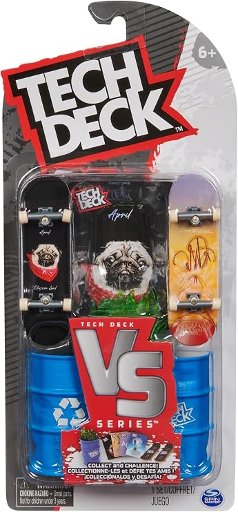 Tech Deck, Plan B Skateboards Versus Series, Collectible Fingerboard 2-Pack and Obstacle Set, Kids’ Toy for Ages 6 and up