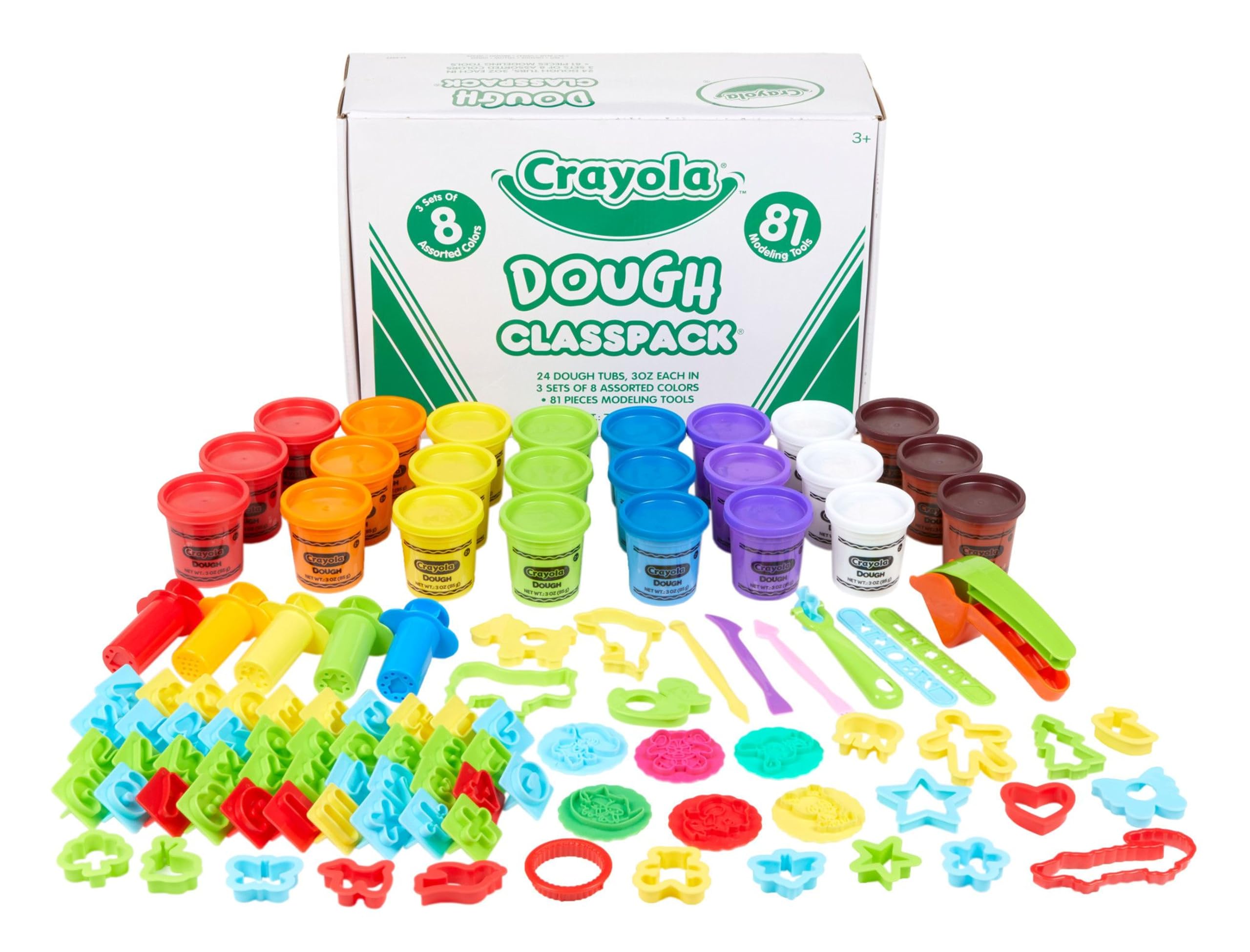 手塗りデコラティブクラウン6体セット Amazon.com: Crayola Assorted Dough Classpack with Tools, 8 Colors