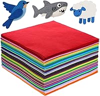 Bruislard 120pcs 12x12 Inch Assorted Felt Sheets for Crafts - 40 Vibrant Colors, Durable Acrylic Fabric for DIY Sewing Patchwork