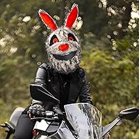 Vista 3 de Motorcycle Helmet Cover, Funny Helmet Decoration, Fun Rides and Gifts(Plush Animal)