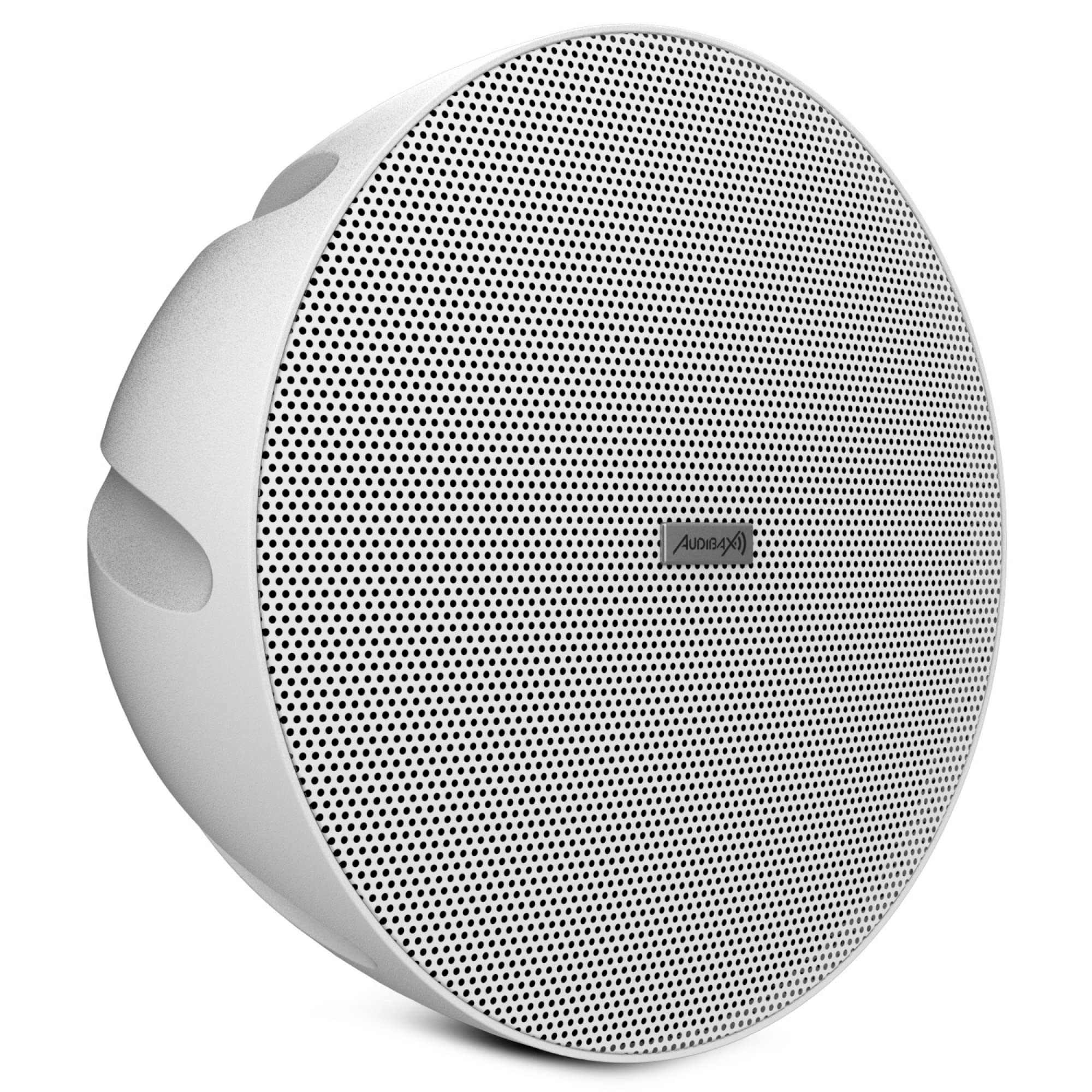 Audibax Drop 6 White - Enceinte Suspendue Passive - Puissance Réglable de 40W à 5W - Design Simple et Élégant - Enceinte Suspendue pour Plafond - Impédance en Ligne 100V