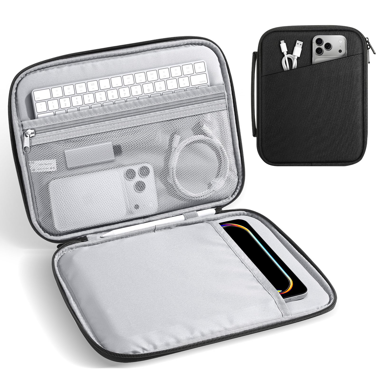 MoKo Gepolsterte Tablet Hülle Schutztasche, Tablet-Tasche mit Tragegriff