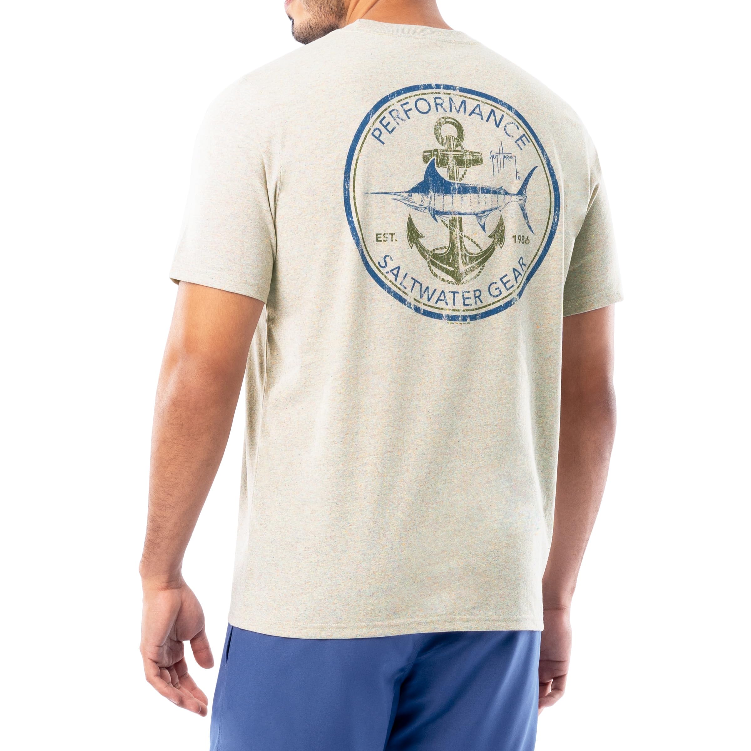 Guy Harvey Men’s Threadcycled Short Sleeve T-Shirt