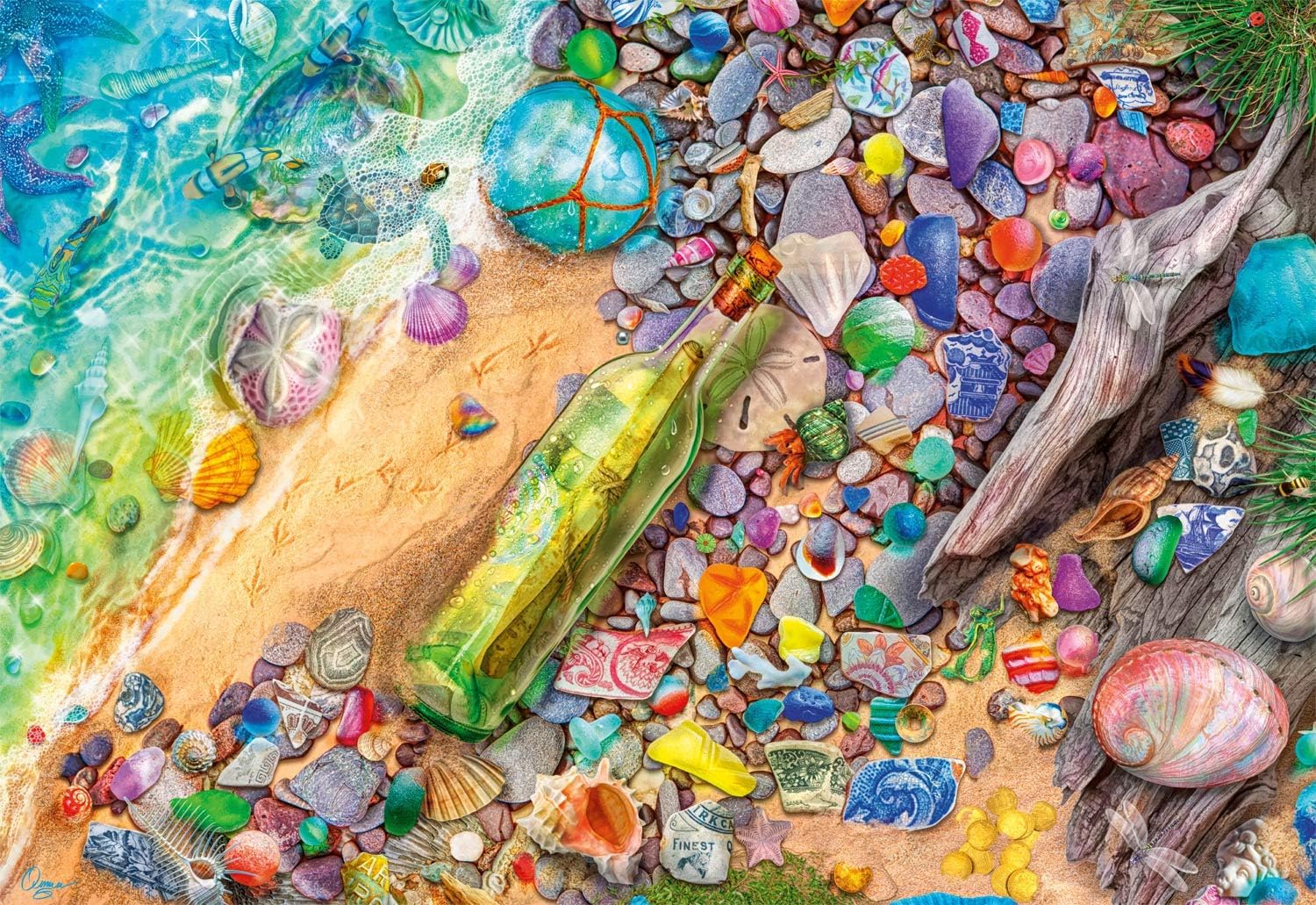 Buffalo Games - Aimee Stewart - Beachcomber’s Bounty - 2000 Piece Jigsaw Puzzle for Adults Challenging Puzzle Perfect for Game Nights - Finished Size is 38.50 x 26.50