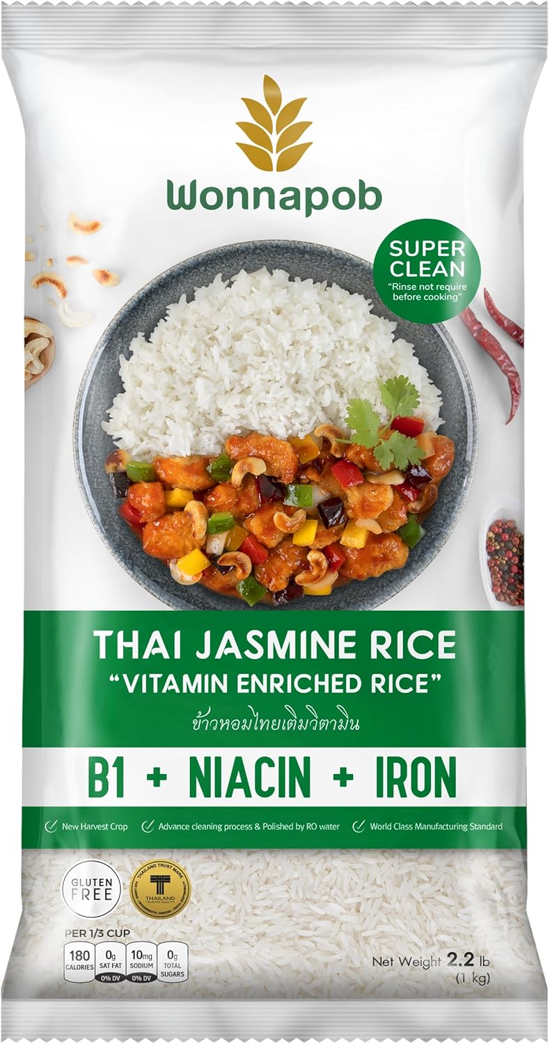 Amazon.co.jp: 【Unwashed Rice】Thai Jasmine Rice Thai Rice Thai Jasmine ...
