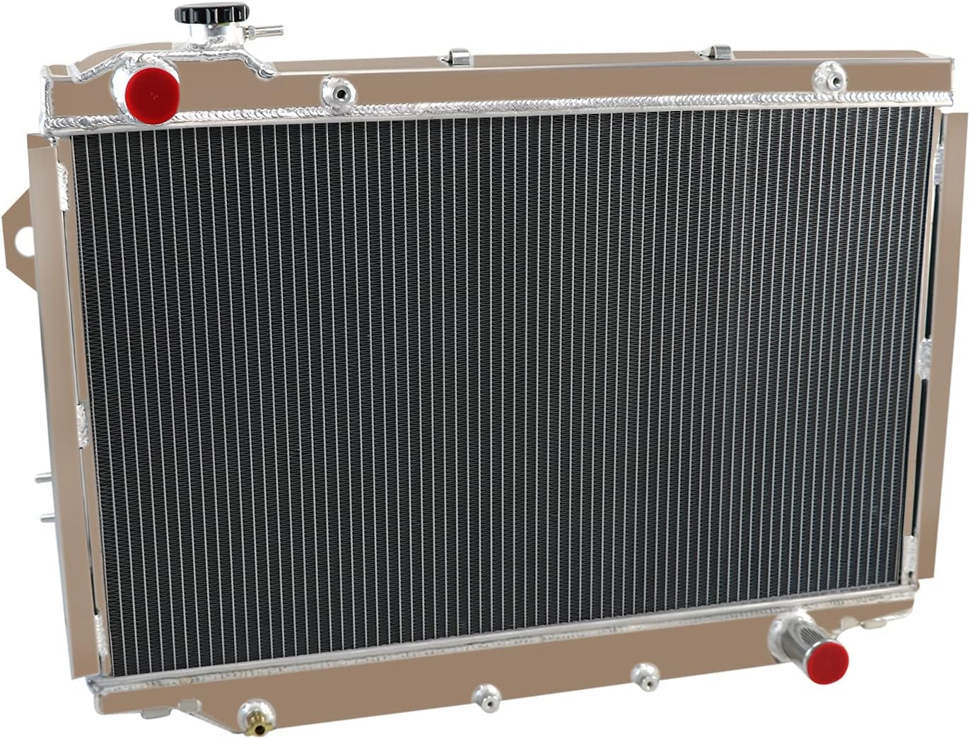 4 Row Aluminum Radiator for 1990-1998 Toyota Landcruiser FJ80R FZJ80 Lexus LX450-Replacement Radiator-Radiators