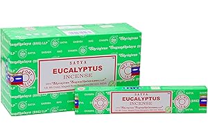 EARTH Satya Eucalyptus Incense Sticks - Serene and Refreshing Fragrance for Your Mind and Spirit