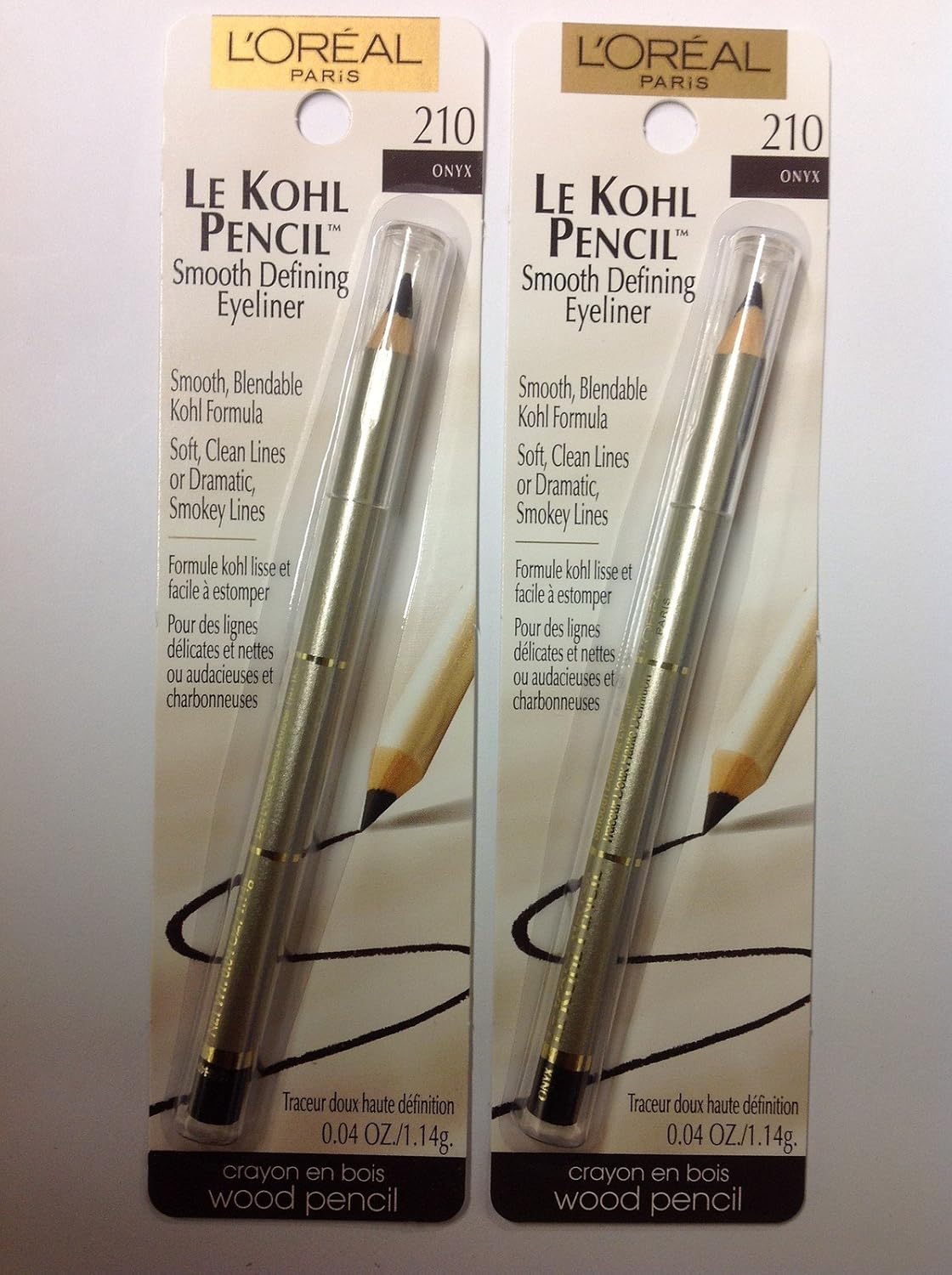 L'Oreal Paris Le Kohl Pencil Smooth Defining Eyeliner, 0.04 Ounce (.04