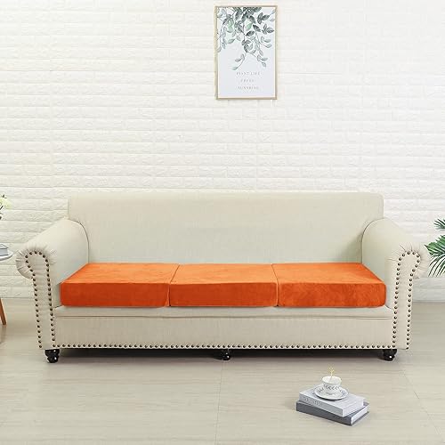 Miniatura 3 de Funda universal para sofá resistente al desgaste, fundas de terciopelo elástico para cojines separados para sofá, fundas de sofá en forma de L tanto