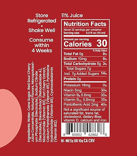 Miniatura 2 de Modica Tart Cherry Old Fashioned Cocktail & Mocktail Mix (prepara 32 bebidas) con superalimentos, vitaminas y electrolitos