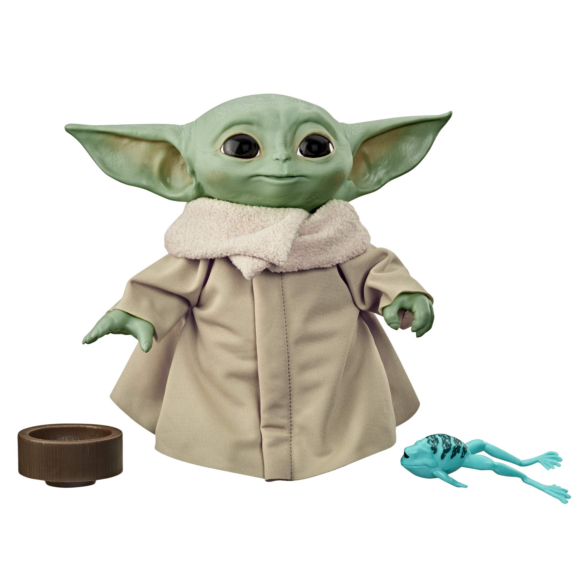 Star Wars The Mandalorian The Child Baby Yoda Grogu Talking Plush Toy With Character Sounds Accessories Kids Toys Games Ages 3 Amazon Com Au Toys Games