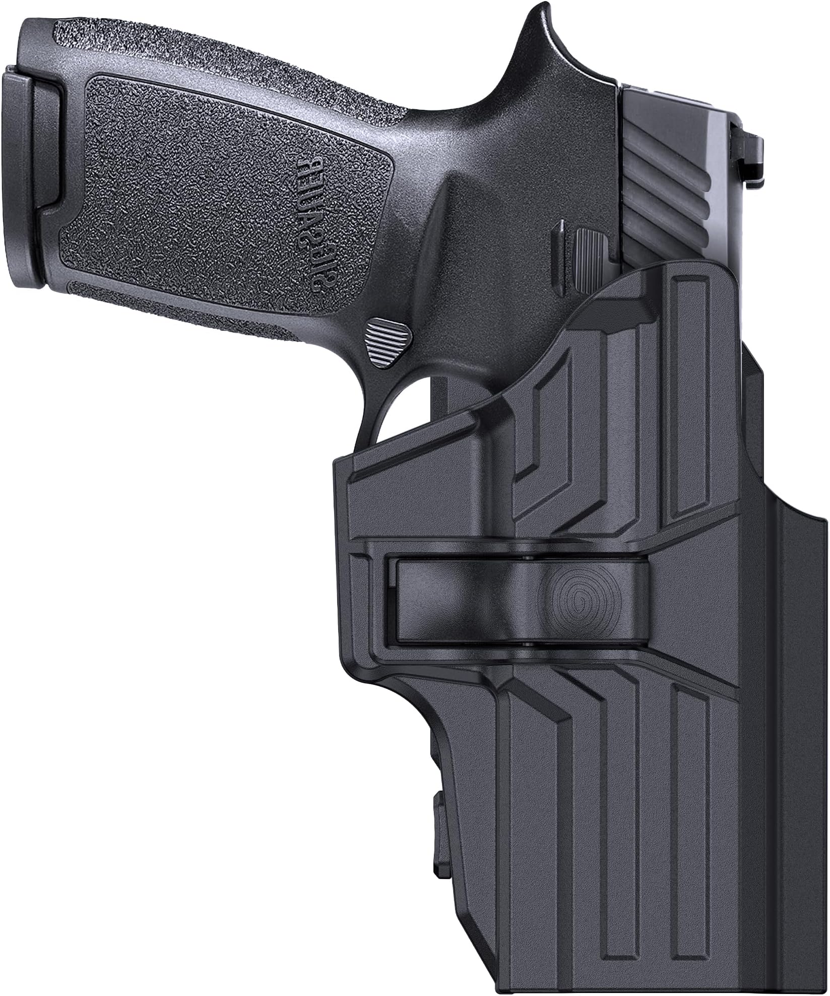 OWB Holster for Sig P320 Compact 9mm/.40 - 360 Adjustable Paddle Molle Belt Fit Sig Sauer P320 X Carry / M18 / X Compact / P320 RX - Outside Waistband Open Carry, RH