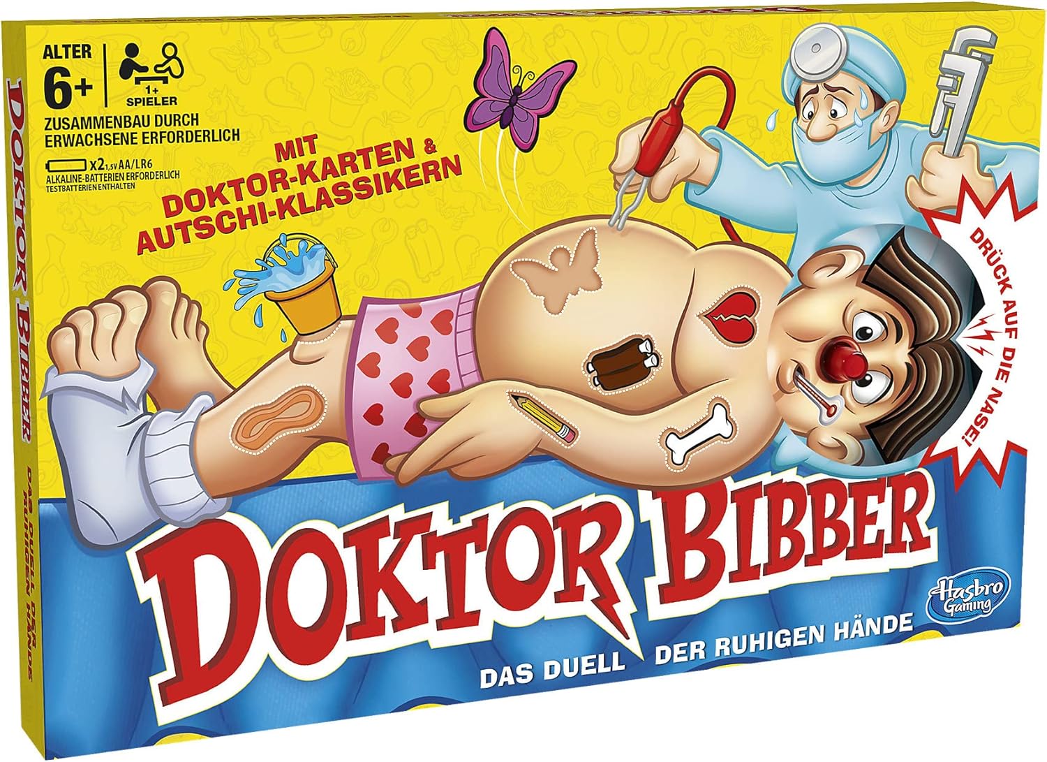 Doktor Bibber Brettspiel - Elektronisches Geschicklichkeitsspiel Für Kinder