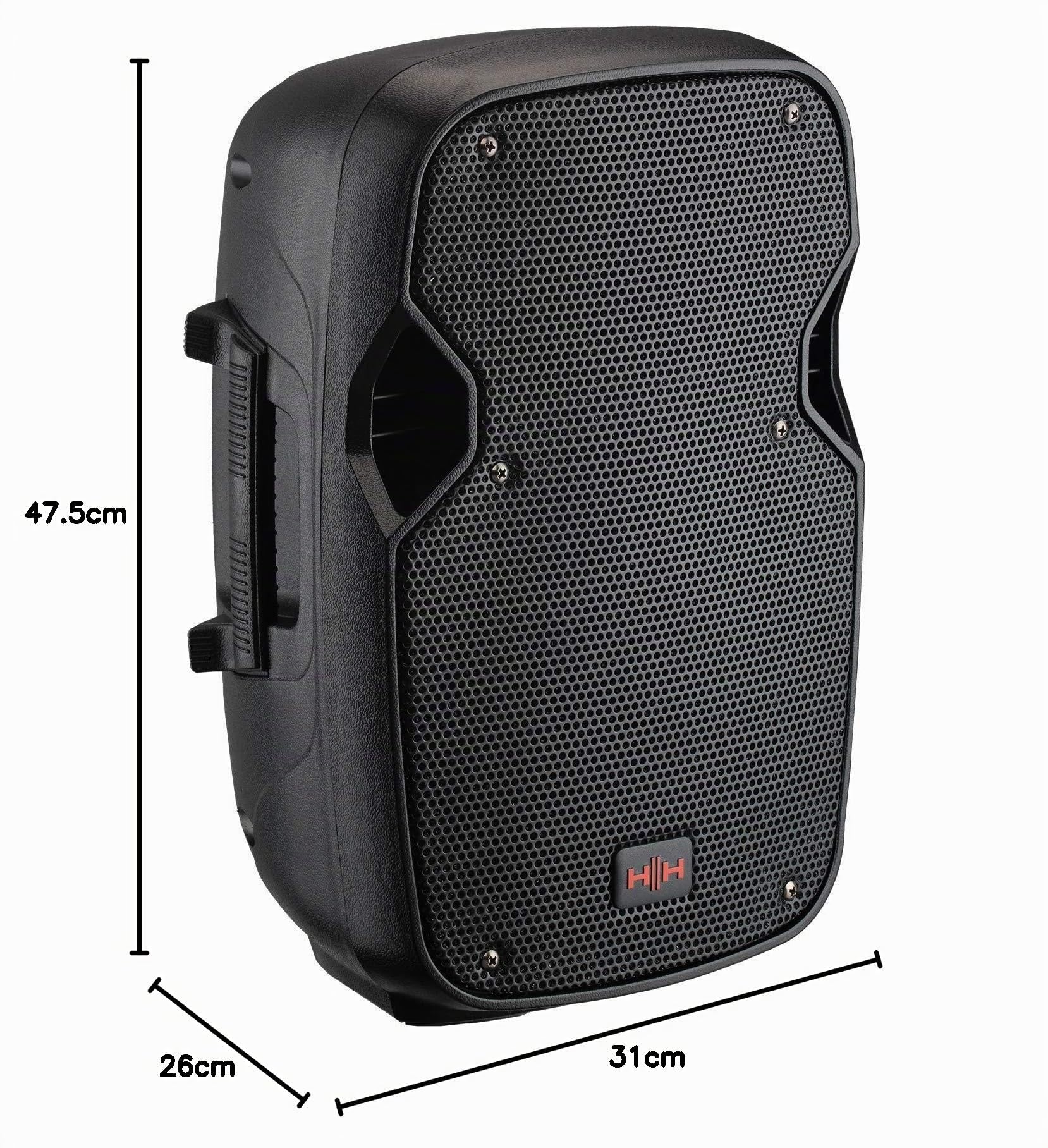 VECTOR by HH Electronics - VRE-8AG2 - Portable 300 W 8 inch 2-way active speaker with 2 Ch mixer, Bluetooth V5.0, SD & USB