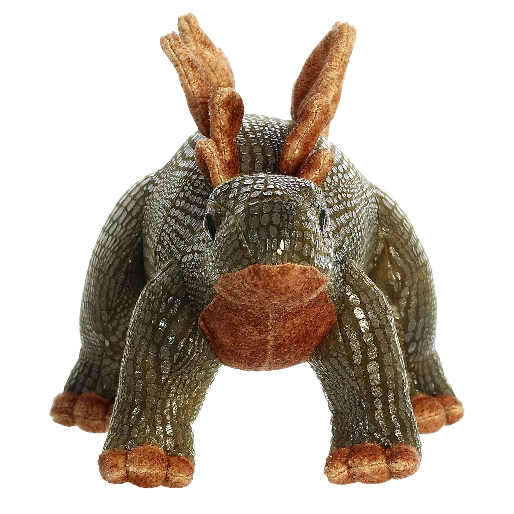 Aurora(r) Ferocious Dinos & Dragons Stegosaurus Stuffed Animal - Prehistoric Fun - Cuddly Companions - Green 13 Inches - Image 2