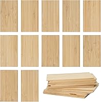 TFoRibbon 20 Pack Rectangle Bamboo Engraving Blanks - Smooth Durable Bamboo for Laser Engraving Crafts 1.96x3.54in