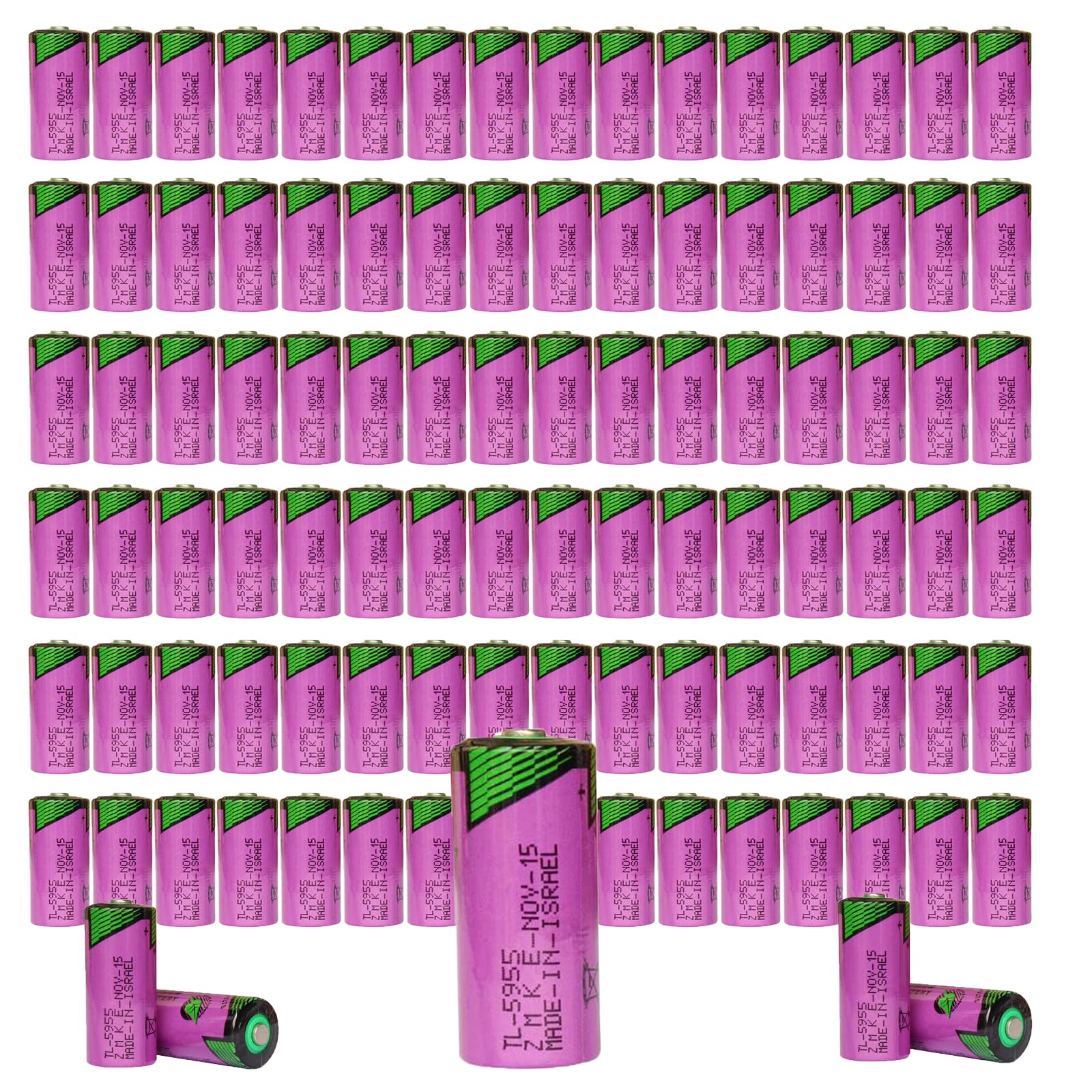 100-Pack TL-5955 2 3AA Battery 3 6 Volt Lithium Battery TL-5955 Replacement for Tadiran TL-5155 TL-5955 TL-2155 TL-4955