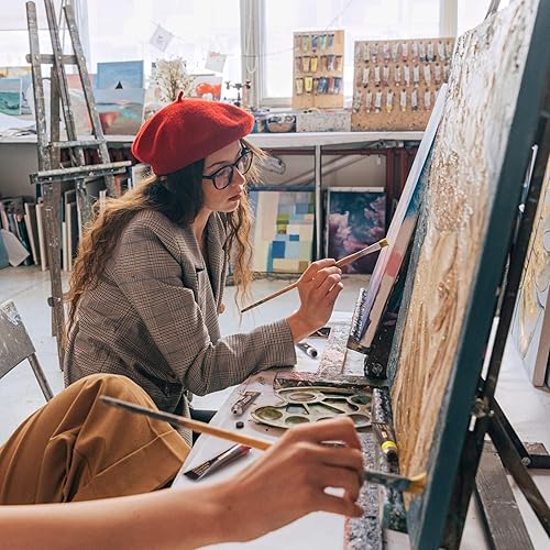 Miniatura 28 de Arteza Lienzo estirado de 8x10, 100% algodón (Juego de 12)