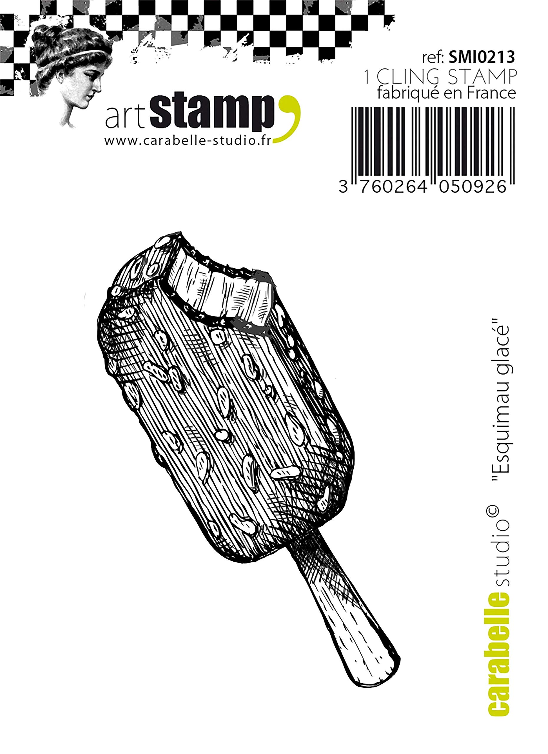 Carabelle Studio Cling Stamp Small 2.56"X1.18"-Ice Cream Treat