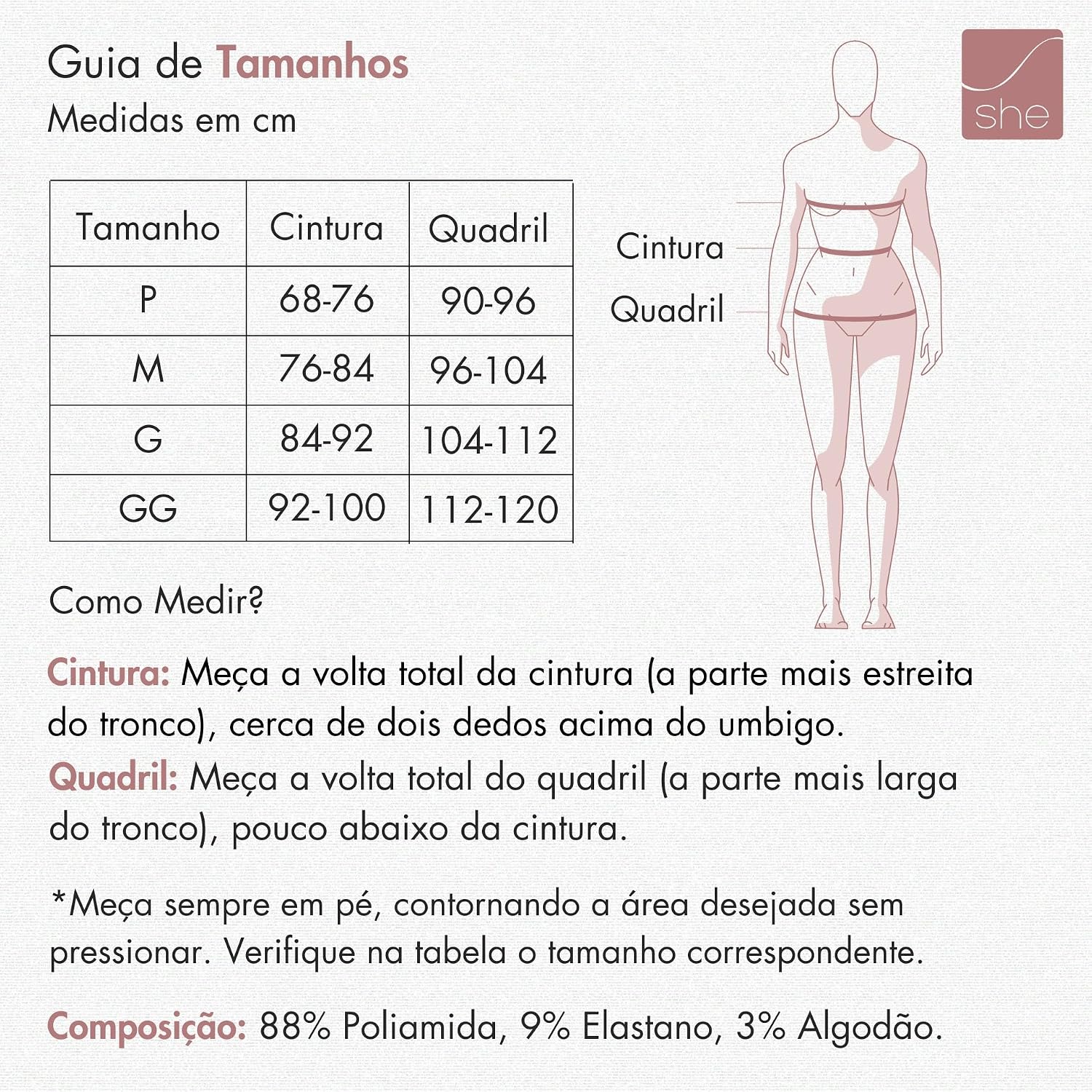 Kit 3 Calcinhas Boxer Sem Costura Short Segunda Pele Anágua Poliamida Feminina She by Mash Kit 3 Calcinhas Boxer Sem Costura Short Segunda Pele Anágua Poliamida Feminina She by Mash