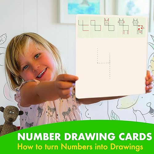 Miniatura 8 de Actividad de aprendizaje de dibujo con alfabeto y números, perfecto para niños que aman los juguetes, arte y manualidades, para niñas y niños de 3,