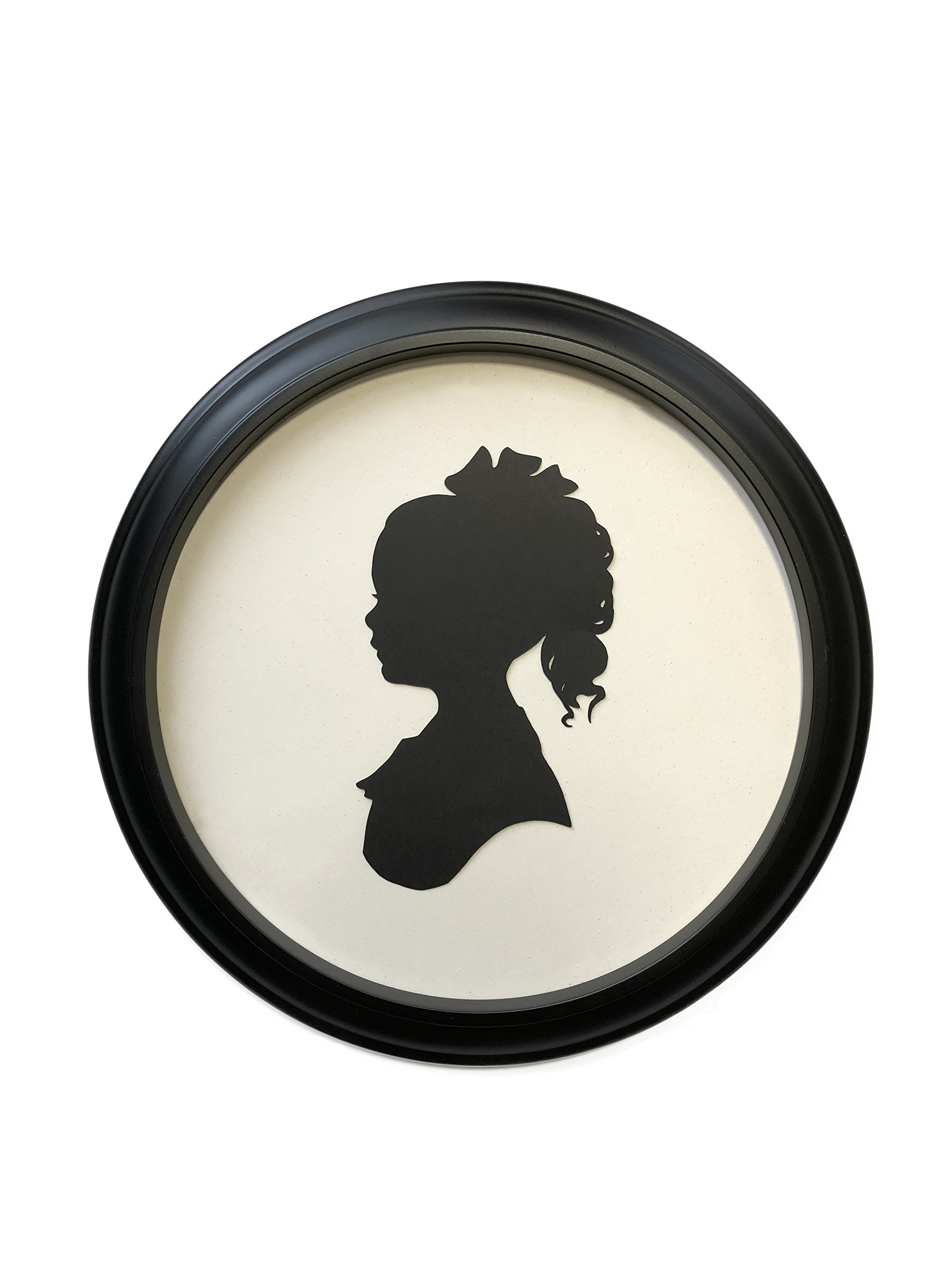 Round Black 10" Picture Frame