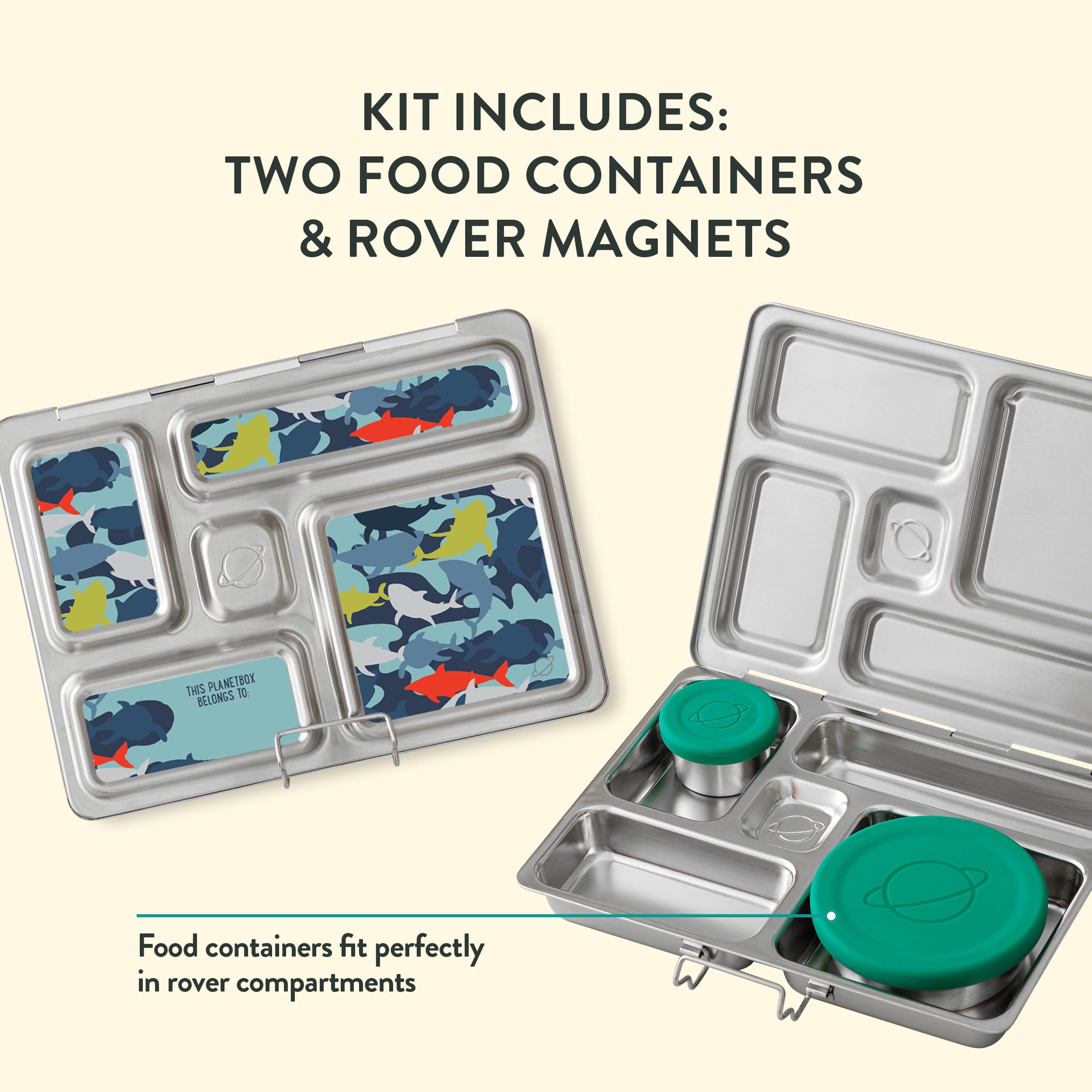 Amazon.com: PlanetBox Rover Stainless Steel Bento Box Style Lunch