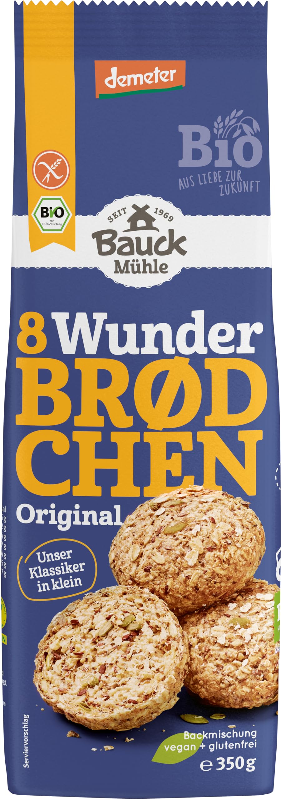 Wunderbrödchen Original Dem gf 6 x 350 g