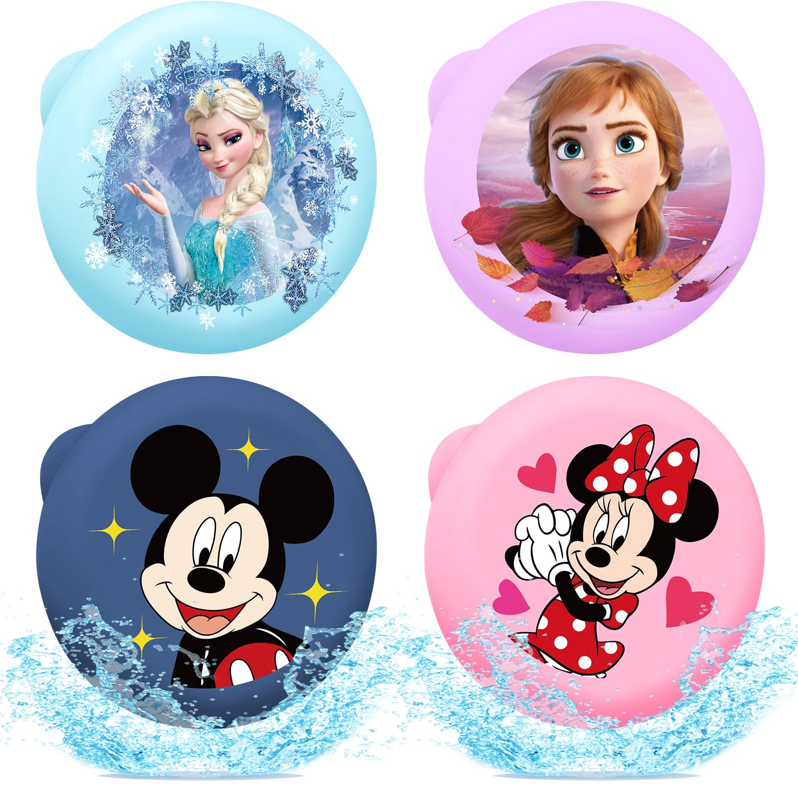 Waterproof for Airtag Holder for Kids - 4 Pack, Cute Cartoon Air Tag Hidden Case with Safety Pin for Clothes, Luggage, Shoes, Backpack, Toddler,