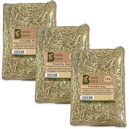 Bunny Bistro English Timothy Hay 1kg-5kg, Premium Natural Rabbit ... - Organic Guinea Pig Timothy Hay