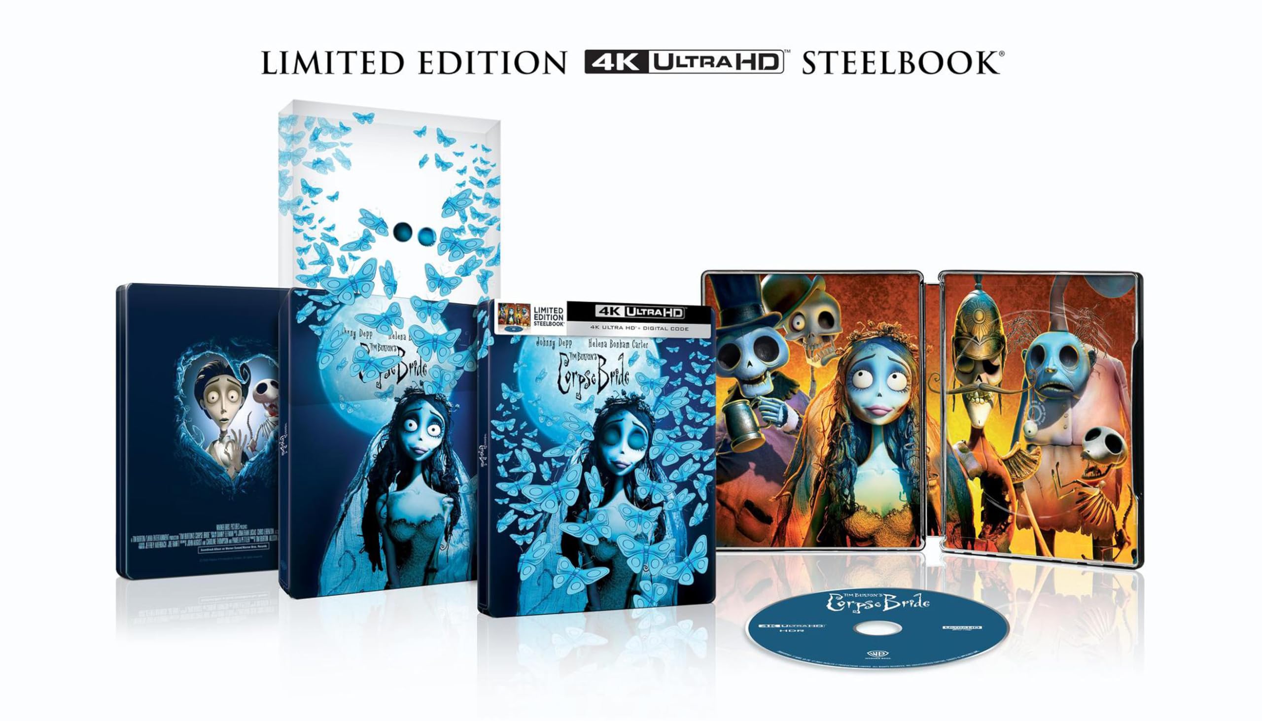 Tim Burtons The Corpse Bride 4K Ultra HD Digital Steelbook